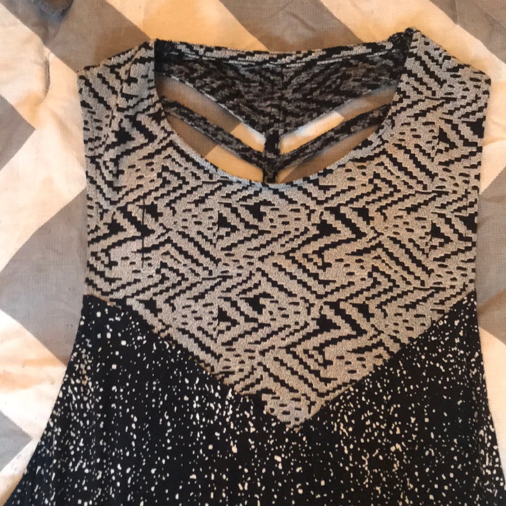 RVCA black/grey dress